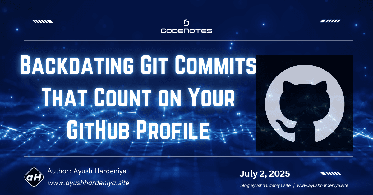 🧠 How I Made a Backdated Git Commit Show on GitHub Contributions